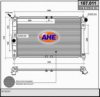 AHE 107.011 Radiator, engine cooling